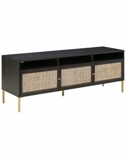 TOV Sierra Noir Media Console Home TV Stands & Consoles