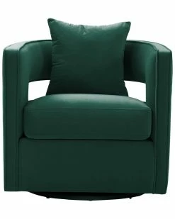 TOV Kennedy Swivel Chair Home Accent Chairs -TOV Shop 3050320932 RLLZ 3
