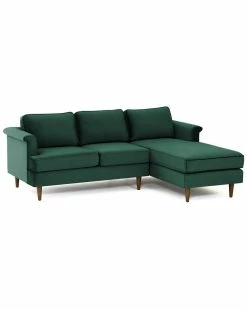 TOV Furniture Porter Velvet Sectional Home Sofas & Sectionals