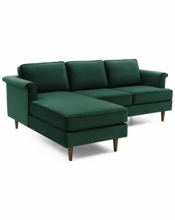 TOV Furniture Porter Velvet Sectional Home Sofas & Sectionals