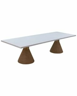 TOV Furniture Rishi Rope Rectangular Table Home Dining Tables