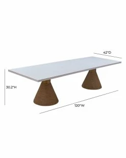 TOV Furniture Rishi Rope Rectangular Table Home Dining Tables 5 TOV Furniture Rishi Rope Rectangular Table Home Dining Tables -TOV Shop 3050321733 RLLZ 3