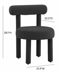 TOV Furniture Carmel Velvet Chair Home Accent Chairs -TOV Shop 3050321738 RLLZ 3