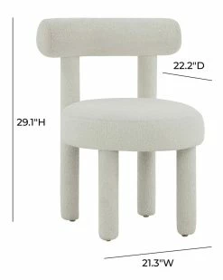 TOV Furniture Carmel Boucle Chair Home Accent Chairs -TOV Shop 3050321741 RLLZ 3