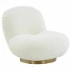 TOV Furniture Emily Velvet Swivel Chair Home Accent Chairs