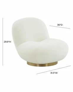 TOV Furniture Emily Velvet Swivel Chair Home Accent Chairs -TOV Shop 3050321745 RLLZ 2