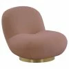 TOV Furniture Emily Velvet Swivel Chair Home Accent Chairs