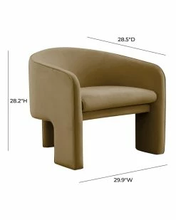 TOV Furniture MarlaVelvet Accent Chair Home Accent Chairs -TOV Shop 3050331323 RLLZ 3