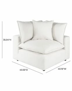 TOV Furniture Cali Corner Chair Home Accent Chairs -TOV Shop 3050334199 RLLZ 6