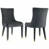 TOV Furniture Set Of 2 Diamond Dining Chairs Home Dining Chairs & Stools