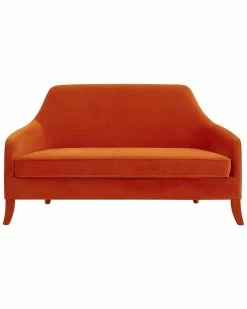 TOV Furniture Neveah Velvet Loveseat Home Sofas & Sectionals