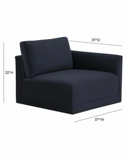 TOV Furniture Willow RAF Corner Chair Home Accent Chairs -TOV Shop 3050357276 RLLZ 5