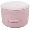 TOV Furniture Luna Velvet Ottoman Home Ottomans & Poufs