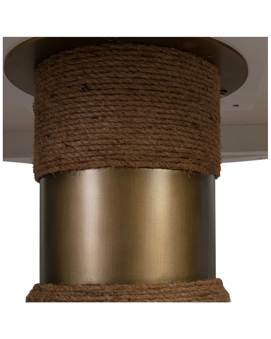 TOV Rishi Natural Rope Round Table Home Dining Tables 3 TOV Rishi Natural Rope Round Table Home Dining Tables - Image 3