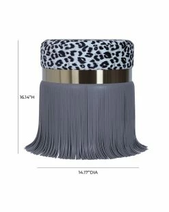 TOV Ajani Upholstered Ottoman Home Ottomans & Poufs -TOV Shop 3050372557 RLLZ 3