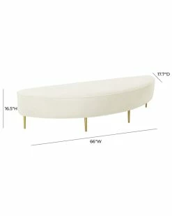 TOV Furniture Bianca Velvet Queen Bench Home Accent Chairs -TOV Shop 3050384554 RLLZ 4