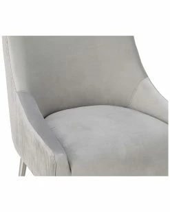 TOV Beatrix Pleated Velvet Counter Stool Home Dining Chairs & Stools -TOV Shop 3050392119 RLLZ 4