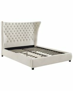 TOV Sassy Velvet Bed Home Beds & Headboards