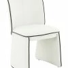 TOV Kinsley Vegan Leather Dining Chair Home Dining Chairs & Stools