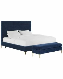 TOV Delilah Velvet Bed Home Beds & Headboards -TOV Shop 3050397821 RLLZ 3