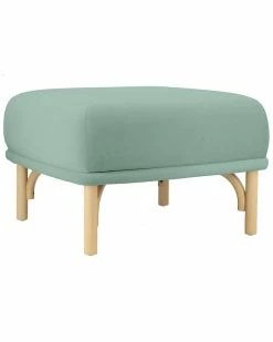 TOV Desiree Velvet Ottoman Home Ottomans & Poufs