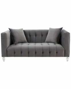 TOV Furniture Bea Velvet Loveseat Home Sofas & Sectionals -TOV Shop 3050410114 RLLZ 3