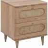 TOV Furniture Carmen Cane Nightstand Home Nightstands
