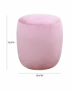 TOV Furniture Willow Velvet Ottoman Home Ottomans & Poufs -TOV Shop 3050418497 RLLZ 3