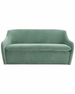 TOV Cellia Velvet Loveseat Home Sofas & Sectionals