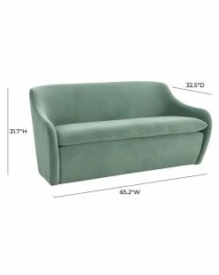 TOV Cellia Velvet Loveseat Home Sofas & Sectionals -TOV Shop 3050418763 RLLZ 5