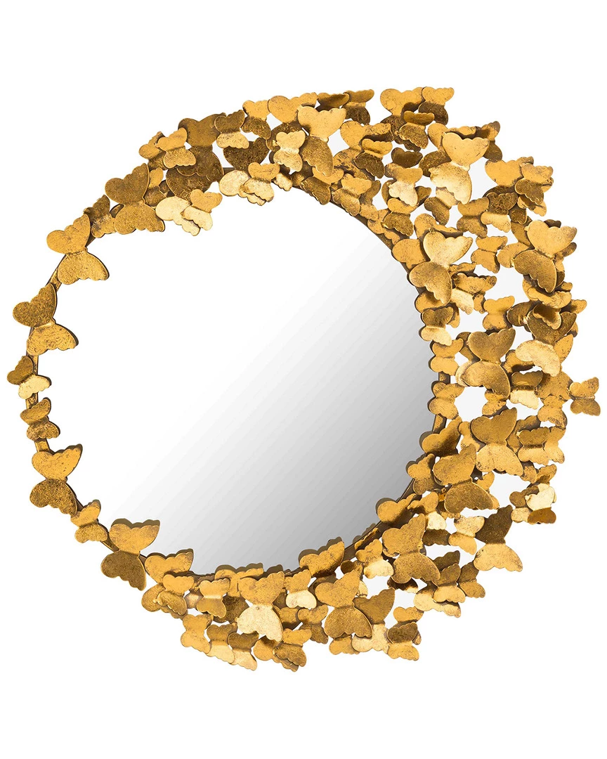 TOV Butterfly Gold Mirror Home Mirrors & Wall Art 1 TOV Butterfly Gold Mirror Home Mirrors & Wall Art