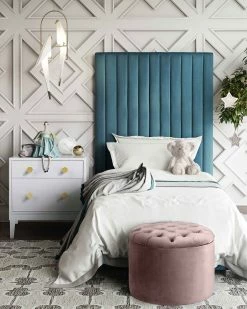 TOV Furniture Queen Velvet Storage Ottoman Home Ottomans & Poufs -TOV Shop 3050432781 RLLZ 2