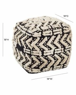 TOV Furniture Mariel Pouf Home Ottomans & Poufs -TOV Shop 3050434259 RLLZ 3