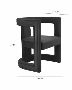 TOV Furniture Ada Velvet Chair Home Accent Chairs -TOV Shop 3050435314 RLLZ 4