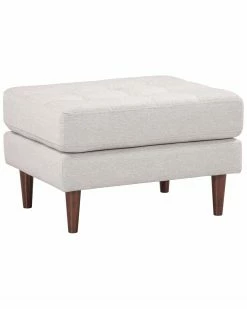 TOV Furniture Cave Tweed Ottoman Home Ottomans & Poufs