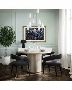 TOV Furniture Lucia Velvet Dining Chair Home Dining Chairs & Stools -TOV Shop 3050436203 RLLZ 5