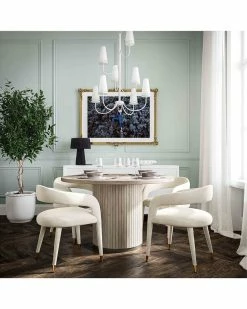 TOV Furniture Lucia Velvet Dining Chair Home Dining Chairs & Stools -TOV Shop 3050436204 RLLZ 5