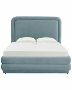 TOV Furniture Briella Velvet Bed In Full Home Beds & Headboards