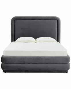 TOV Furniture Briella Velvet Bed In Full Home Beds & Headboards