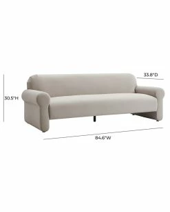 TOV Furniture Keelee 84in Velvet Sofa Home Sofas & Sectionals -TOV Shop 3050436222 RLLZ 4