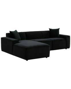 TOV Furniture Olafur Velvet Sectional - Laf Home Sofas & Sectionals