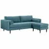 TOV Furniture Cave Dusty Velvet Sectional Home Sofas & Sectionals