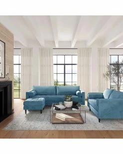 TOV Furniture Cave Dusty Velvet Living Room Set Home Sofas & Sectionals -TOV Shop 3050436237 RLLZ 4