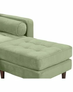 TOV Furniture Cave Velvet Sectional Home Sofas & Sectionals -TOV Shop 3050436240 RLLZ 4