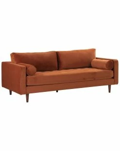 TOV Furniture Cave Sienna Velvet Sofa Home Sofas & Sectionals