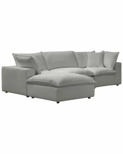 TOV Furniture Cali Large Modular Chaise Sectional Home Sofas & Sectionals