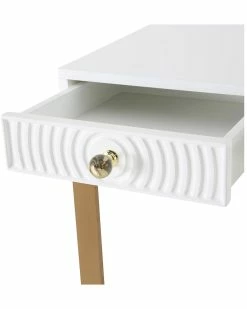 TOV Janie White Lacquer Desk Home Desks & Storage -TOV Shop 3050475080 RLLZ 4