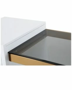 TOV Bovey White Lacquer Desk Home Desks & Storage 7 TOV Bovey White Lacquer Desk Home Desks & Storage -TOV Shop 3050475084 RLLZ 3