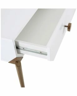 TOV Bajo White Lacquer Side Table Home End & Side Tables -TOV Shop 3050475090 RLLZ 4