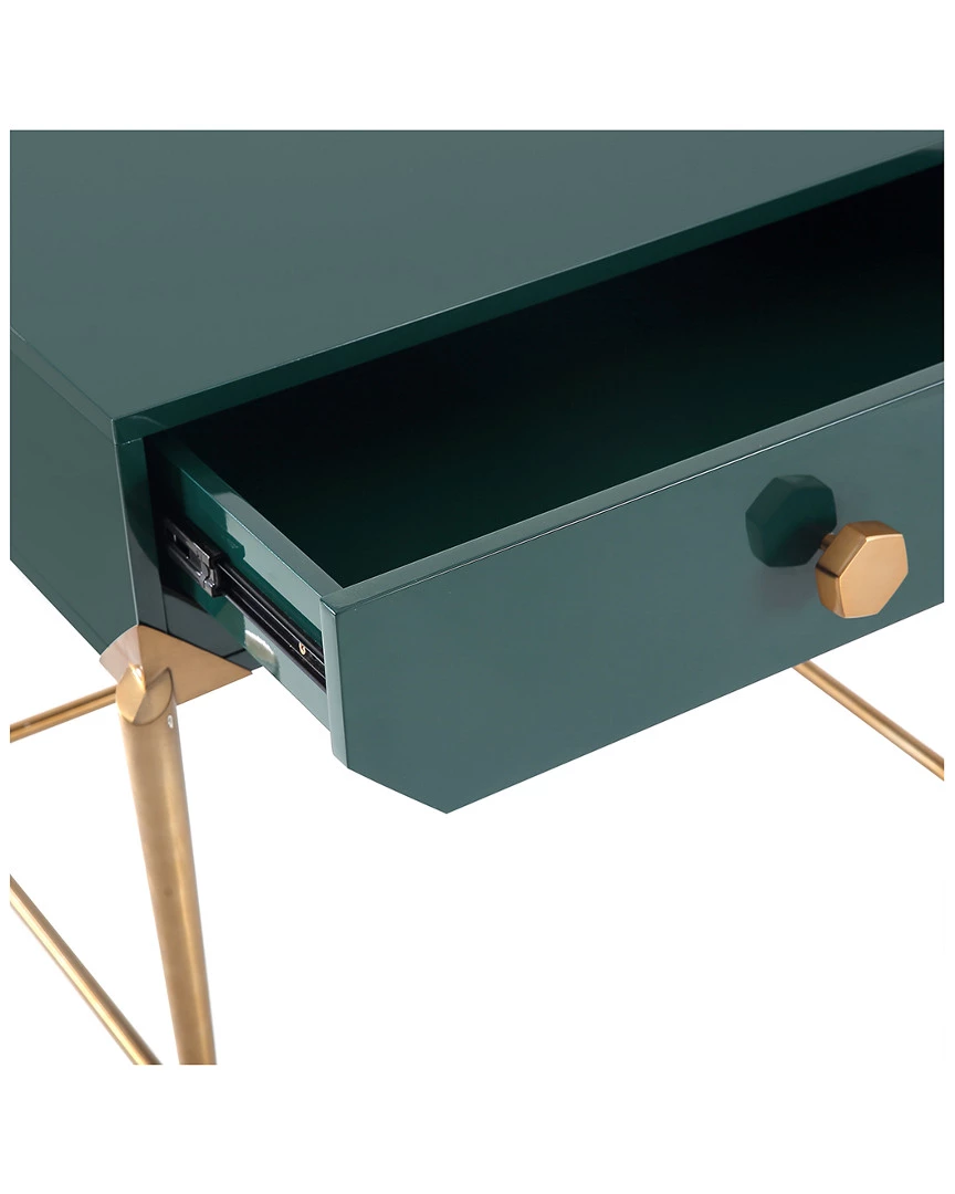 TOV Bajo Green Lacquer Side Table Home Desks & Storage 2 TOV Bajo Green Lacquer Side Table Home Desks & Storage - Image 2